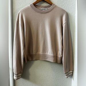 AllSaints Yvonne Cropped Pullover sweatshirt Size Medium